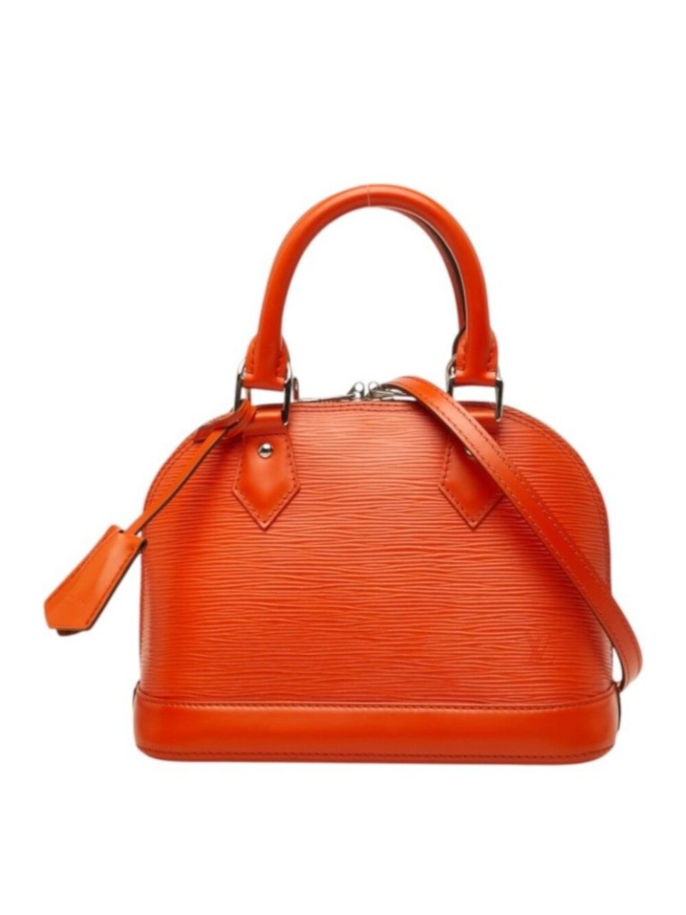 Louis Vuitton Epi Alma BB 2-Way Shoulder Bag Piment Orange Leather